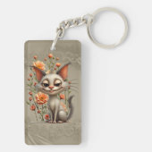 The mischievous cat schlüsselanhänger (Rückseite)