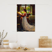 The Missal by John William Waterhouse Poster (Küche)