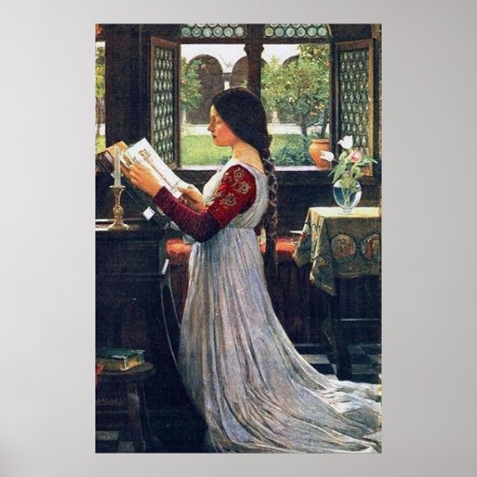 The Missal, von John William Waterhouse - 1902 Poster (Vorne)