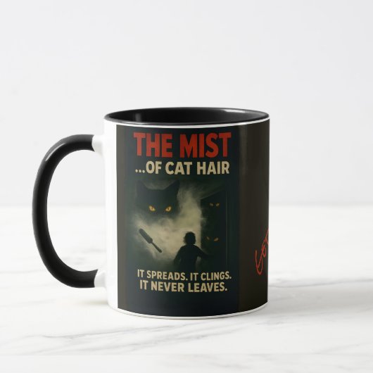 The Mist of Cat Hair Horror Parody Tasse (Links)