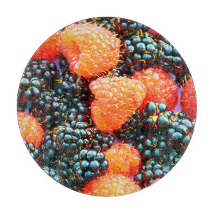"The Mix of Berries" Niedliches Foto. Jetzt kaufen Schneidebrett