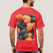"The Mix of Berries" Niedliches Foto. Jetzt kaufen T-Shirt (Rückseite)