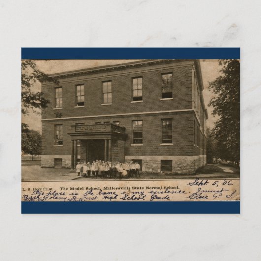 The Model School 1906, Millersville State College Postkarte (Vorderseite)