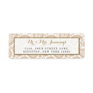 The Modern Paisley Wedding Collection - Brown