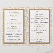 The Modern Paisley Wedding Collection - Brown (Rückseite)