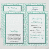 The Modern Paisley Wedding Collection - Green (Vorne/Hinten)