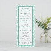 The Modern Paisley Wedding Collection - Green Programm (Stehend Vorderseite)
