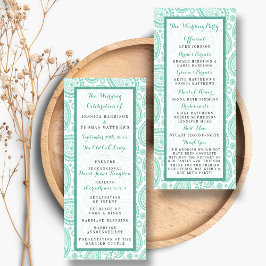 The Modern Paisley Wedding Collection - Green Programm
