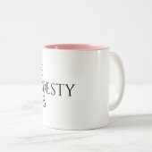 The Modesty Files - Mug Zweifarbige Tasse (VorderseiteRechts)