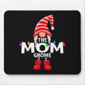 The Mom Gnome Christmas Matching Pajama  Mousepad (Vorne)