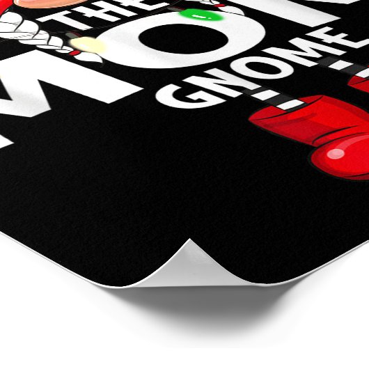 The Mom Gnome Christmas Matching Pajama Poster (Ecke)