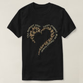 The Moment Your Heart Stopped Mine Changed Forever T-Shirt (Design vorne)