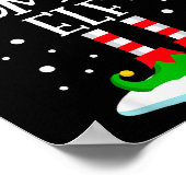 The Mommy Elf Christmas Family Matching Xmas Mom G Poster (Ecke)