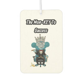 The Mon-key To success gift  Autolufterfrischer