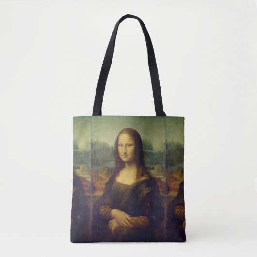 "THE MONA LISA" VON LEONARDO DA VINCI TOTE BAG TASCHE (Vorderseite)