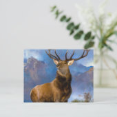 The Monarch of the Glen by Edwin Landseer Postkarte (Stehend Vorderseite)