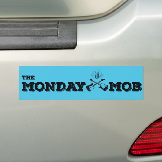 THE MONDAY MOB - Bumper Sticker Autoaufkleber (Auf Auto)