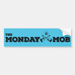 THE MONDAY MOB - Bumper Sticker Autoaufkleber