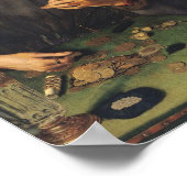 The Money Lender and his Wife, 1514 Poster (Ecke)