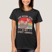 The Monk Seal Is My Srit Animal Caribbean Monk Sea T-Shirt (Vorderseite)