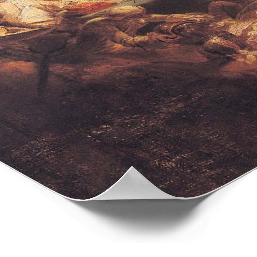 The Monkey Freemasons Poster (Ecke)