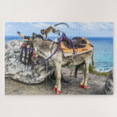 The Monkey on the Donkey - Only in st. Kitts Puzzle (Horizontal)