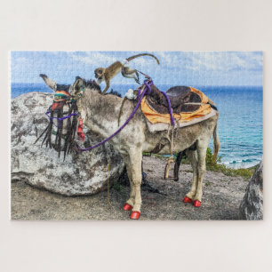 The Monkey on the Donkey - Only in st. Kitts Puzzle