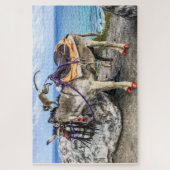 The Monkey on the Donkey - Only in st. Kitts Puzzle (Vertikal)