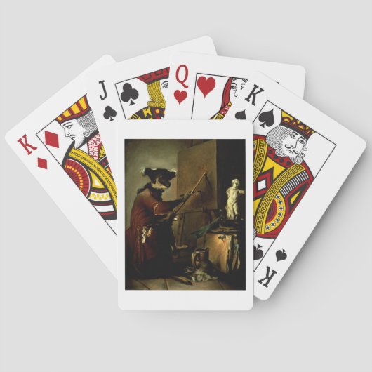 The Monkey Painter, 1740 Spielkarten (Rückseite)