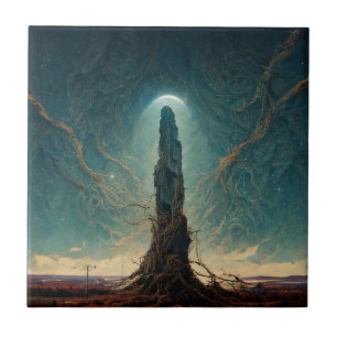 The Monolith 2 Fantasy Sci-Fi Art Fliese