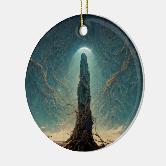 The Monolith 2 Fantasy Sci-Fi Art Keramik Ornament (Links)