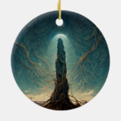 The Monolith 2 Fantasy Sci-Fi Art Keramik Ornament (Hinten)