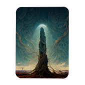 The Monolith 2 Fantasy Sci-Fi Art Magnet (Vertikal)