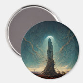 The Monolith 2 Fantasy Sci-Fi Art Magnet (Vorderseite/Rückseite)
