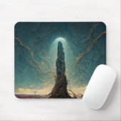 The Monolith 2 Fantasy Sci-Fi Art Mousepad (Mit Mouse)