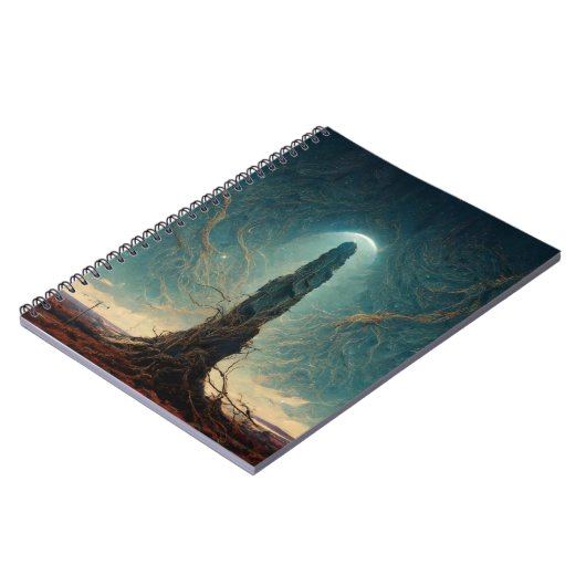 The Monolith 2 Fantasy Sci-Fi Art Notizblock (Linke Seite)