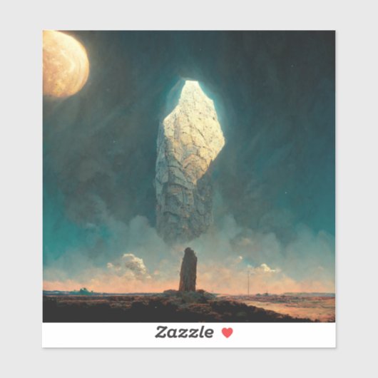 The Monolith 3 Fantasy Sci-Fi Aufkleber (Blatt)