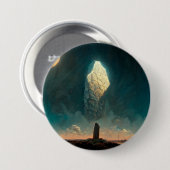 The Monolith 3 Fantasy Sci-Fi Button (Vorne & Hinten)