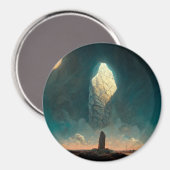 The Monolith 3 Fantasy Sci-Fi Magnet (Vorderseite/Rückseite)