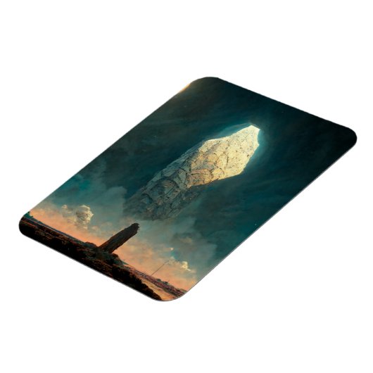 The Monolith 3 Fantasy Sci-Fi Magnet (Linke Seite)