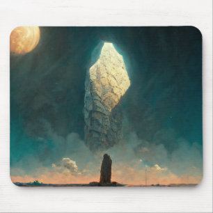 The Monolith 3 Fantasy Sci-Fi Mousepad