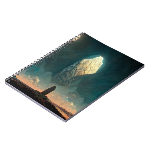 The Monolith 3 Fantasy Sci-Fi Notizblock (Linke Seite)