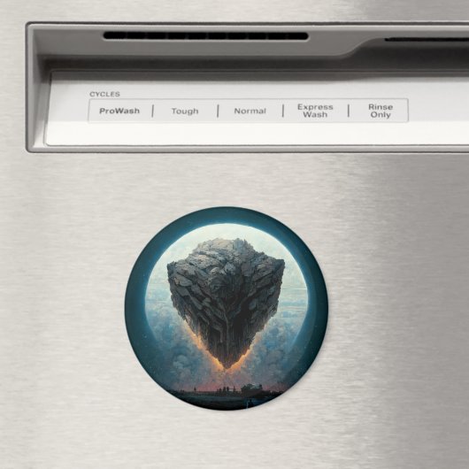 The Monolith Fantasy Sci-Fi Kunst Magnet (In Situ (Geschirrspüler))