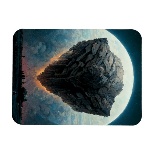 The Monolith Fantasy Sci-Fi Kunst Magnet (Horizontal)