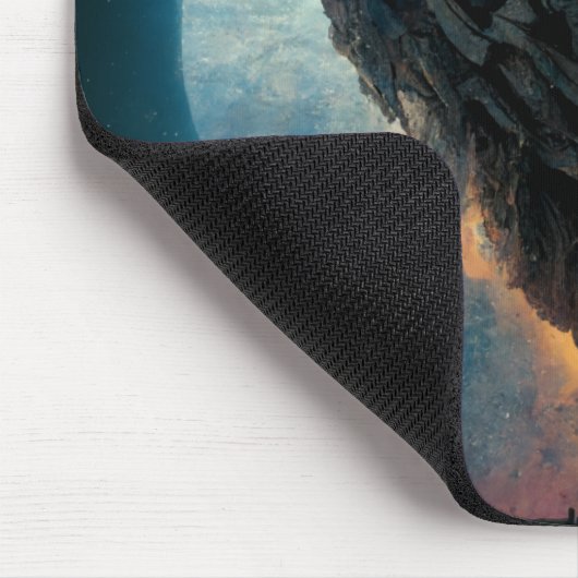 The Monolith Fantasy Sci-Fi Kunst Mousepad (Ecke)