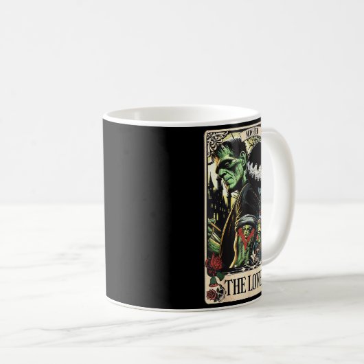 The Monster Frankenstein And Bride The Lovers Taro Kaffeetasse (VorderseiteRechts)
