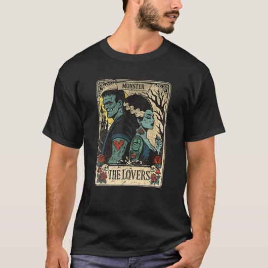 The Monster Frankenstein and Bride The Lovers Taro T-Shirt (Vorderseite)