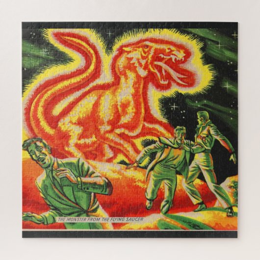 The Monster From the Flying Saucer Puzzle (Vertikal)