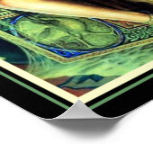 "The Moon and You" von Gene Pressler 12 x 16 Poster (Ecke)