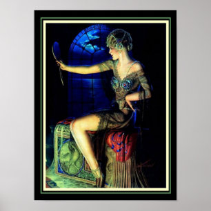 "The Moon and You" von Gene Pressler 12 x 16 Poster